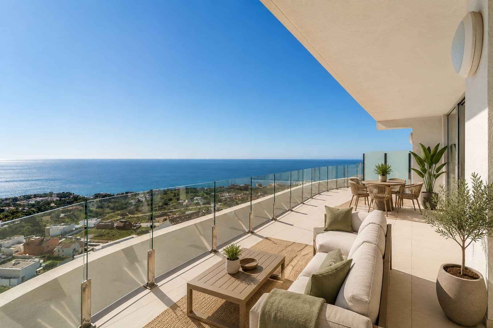 Penthouse Duplex in Benalmadena Pueblo, Benalmádena