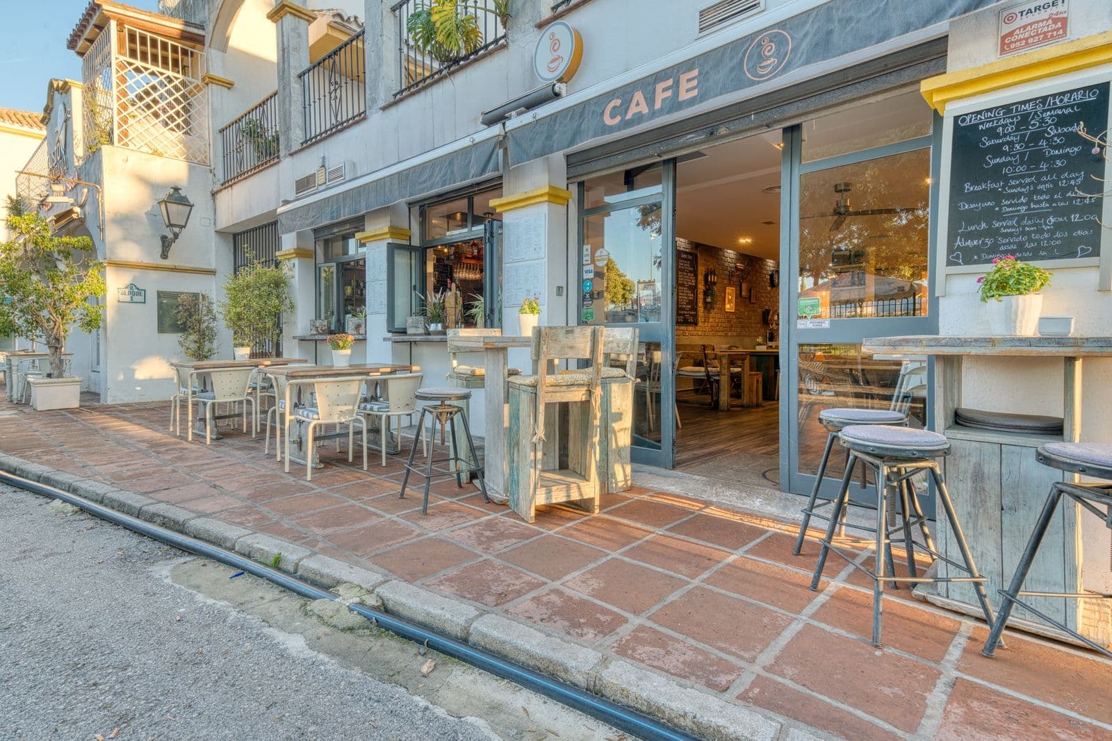 Café in San Pedro de Alcántara, Marbella