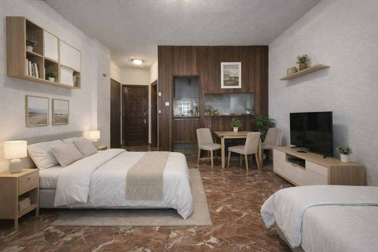 Middle Floor Studio in Benalmadena Costa, Benalmádena